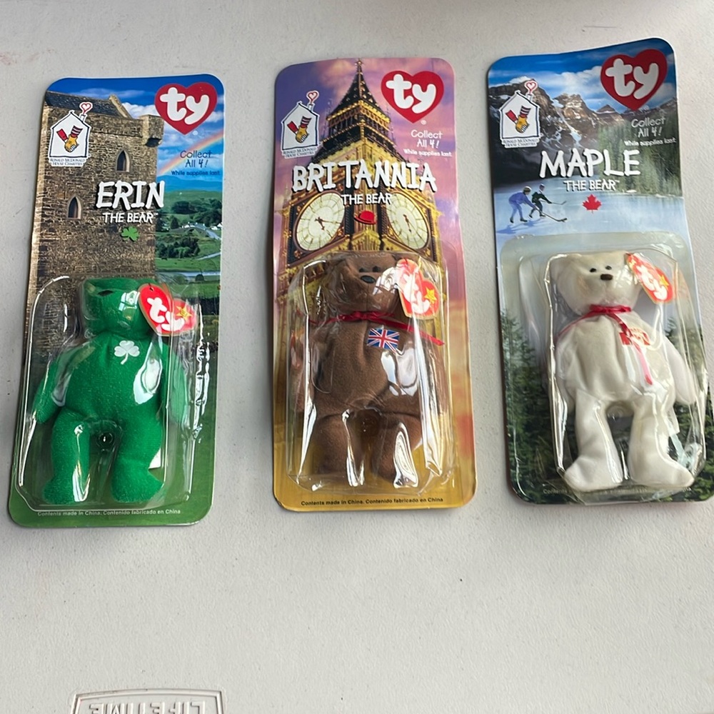 Ty “The bear” collection 1999 edition